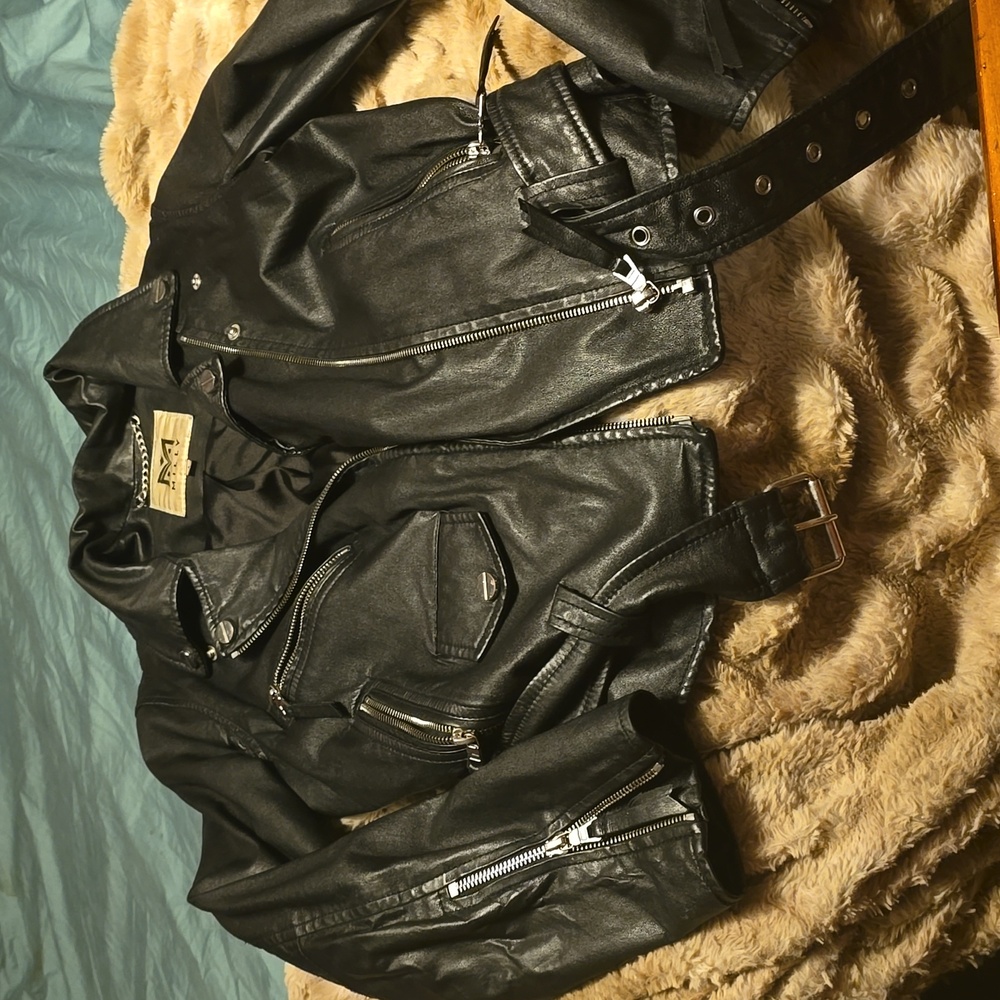 Leather jacket
